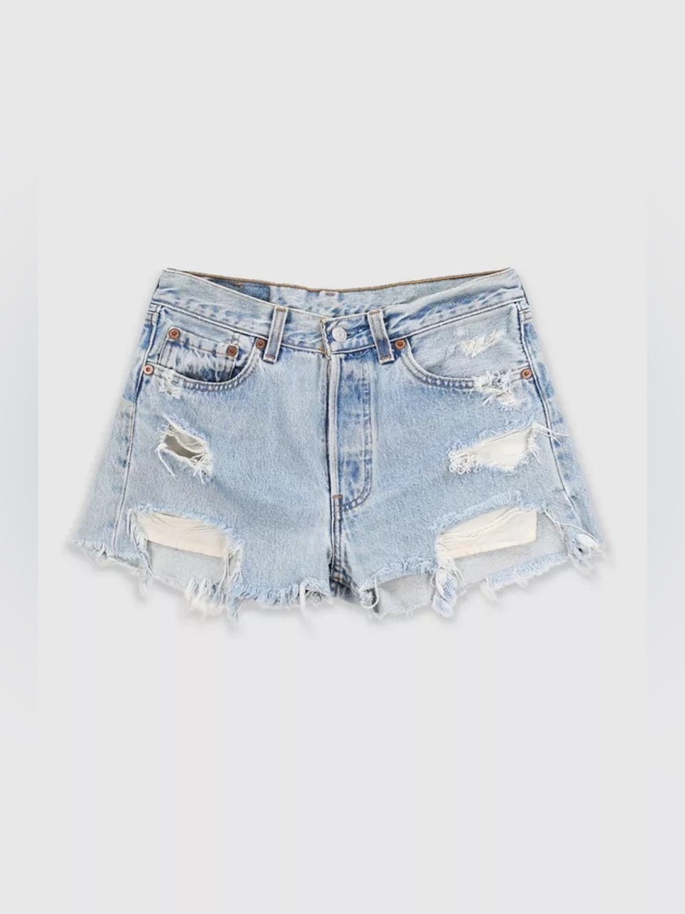 Vintage Levi’s® 501 Mid Rise Distressed Shorts